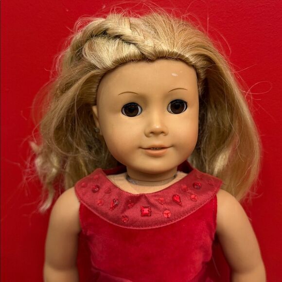 American Girl Doll in Joyful Jewels Outfit Feel Better Blonde Hair Rare Retired - Picture 2 of 13